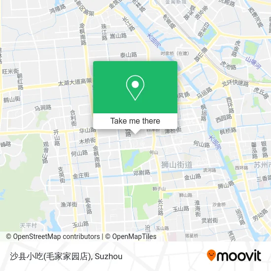 沙县小吃(毛家家园店) map