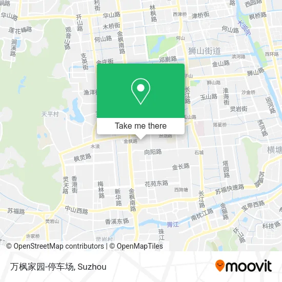 万枫家园-停车场 map