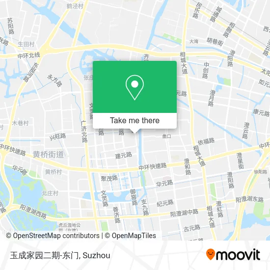 玉成家园二期-东门 map