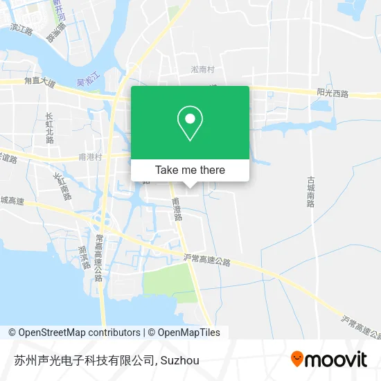 苏州声光电子科技有限公司 map