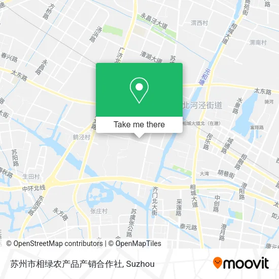 苏州市相绿农产品产销合作社 map