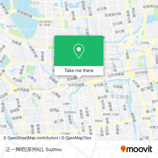 正一网吧(苏州站) map