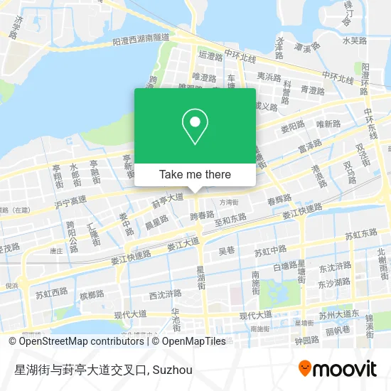 星湖街与葑亭大道交叉口 map