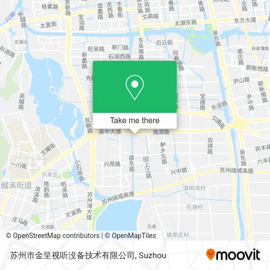 苏州市金呈视听没备技术有限公司 map