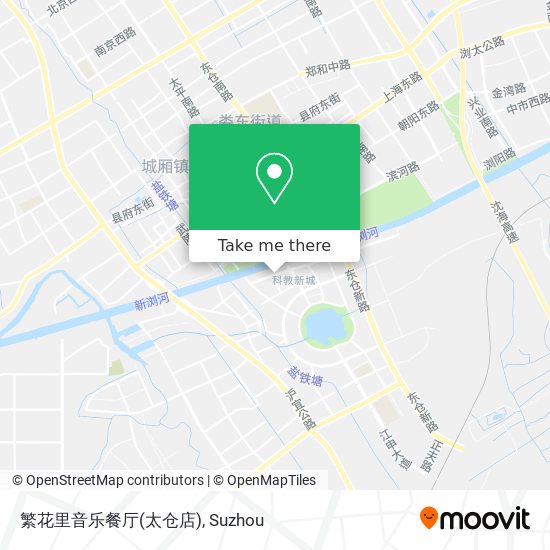 繁花里音乐餐厅(太仓店) map