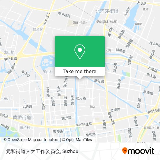 元和街道人大工作委员会 map
