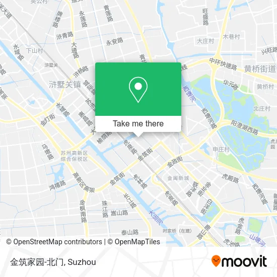 金筑家园-北门 map