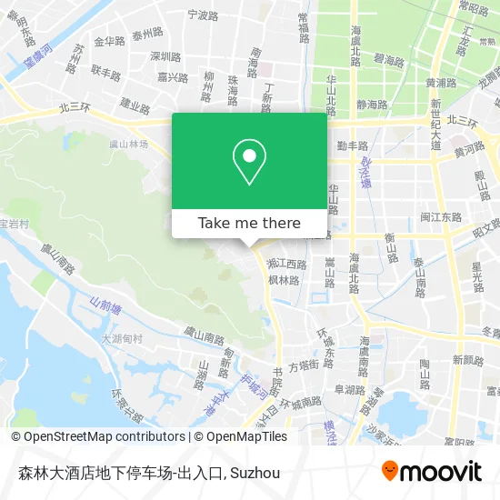 森林大酒店地下停车场-出入口 map