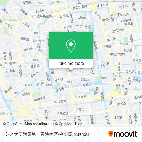 苏州大学附属第一医院南区-停车场 map