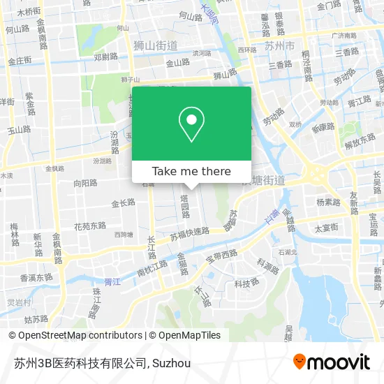 苏州3B医药科技有限公司 map
