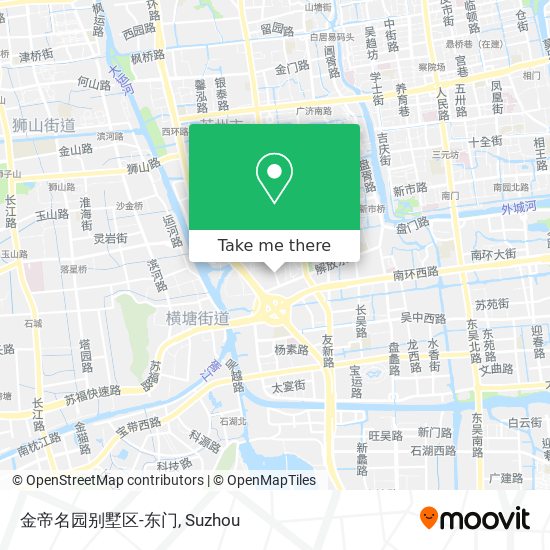 金帝名园别墅区-东门 map