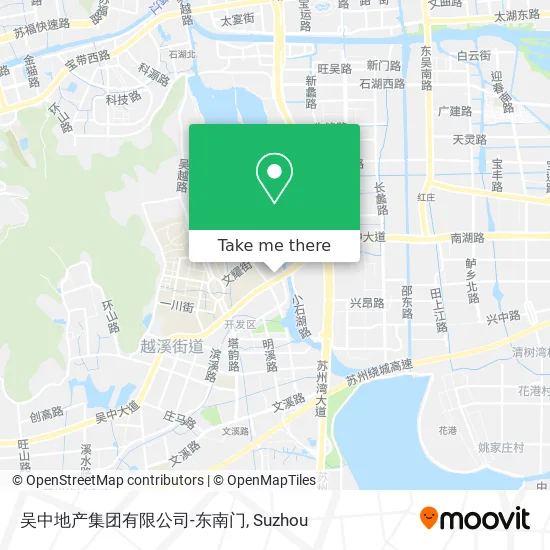 吴中地产集团有限公司-东南门 map