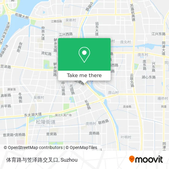 体育路与笠泽路交叉口 map