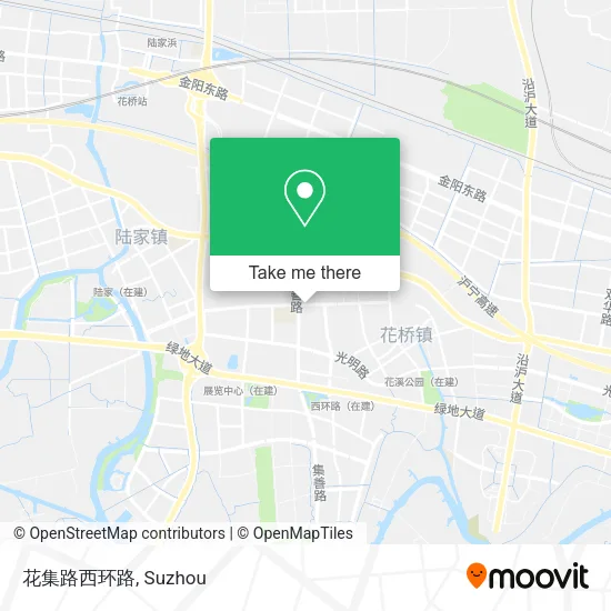 花集路西环路 map