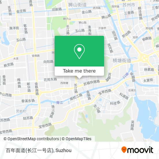 百年面道(长江一号店) map