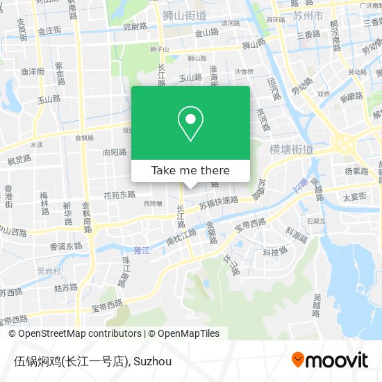 伍锅焖鸡(长江一号店) map