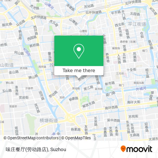 味庄餐厅(劳动路店) map