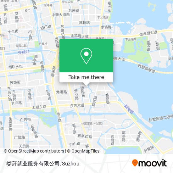 娄葑就业服务有限公司 map