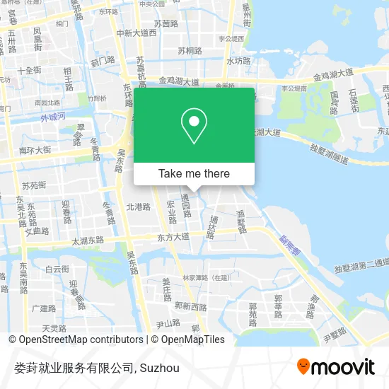 娄葑就业服务有限公司 map