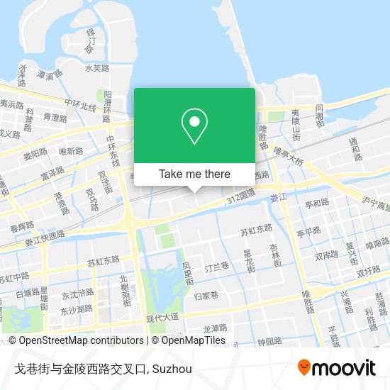 戈巷街与金陵西路交叉口 map