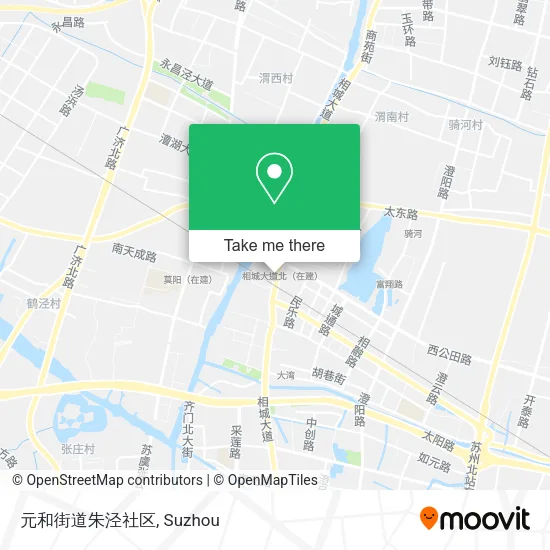 元和街道朱泾社区 map