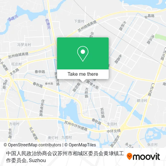 中国人民政治协商会议苏州市相城区委员会黄埭镇工作委员会 map