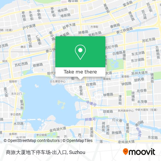商旅大厦地下停车场-出入口 map
