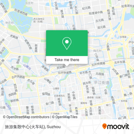 旅游集散中心(火车站) map