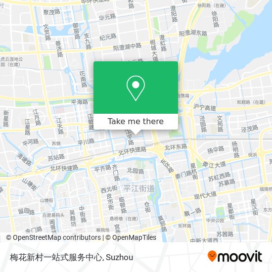 梅花新村一站式服务中心 map