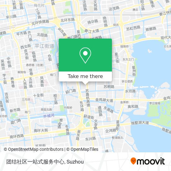 团结社区一站式服务中心 map