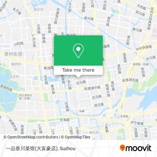 一品香川菜馆(大富豪店) map