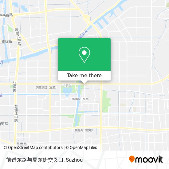 前进东路与夏东街交叉口 map