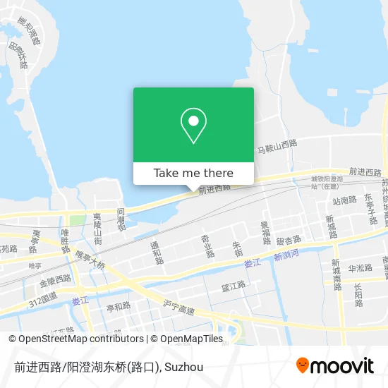 前进西路/阳澄湖东桥(路口) map