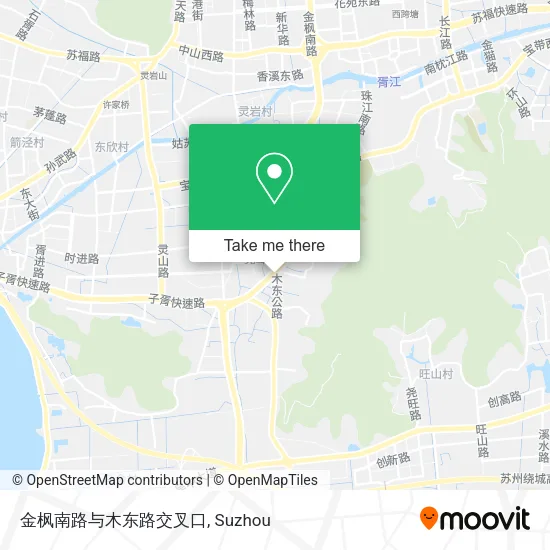 金枫南路与木东路交叉口 map