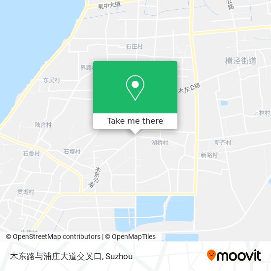 木东路与浦庄大道交叉口 map
