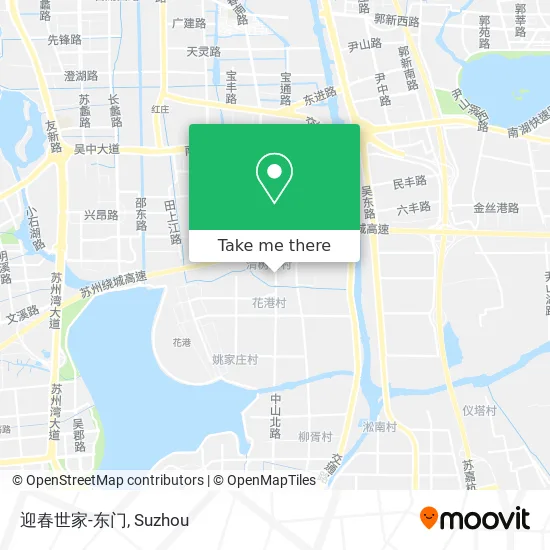 迎春世家-东门 map