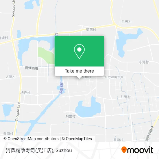 河风精致寿司(吴江店) map