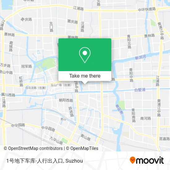 1号地下车库-人行出入口 map