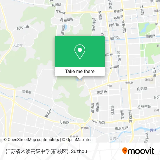 江苏省木渎高级中学(新校区) map