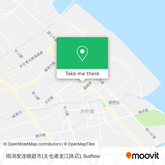 雨润发连锁超市(太仓港龙江路店) map