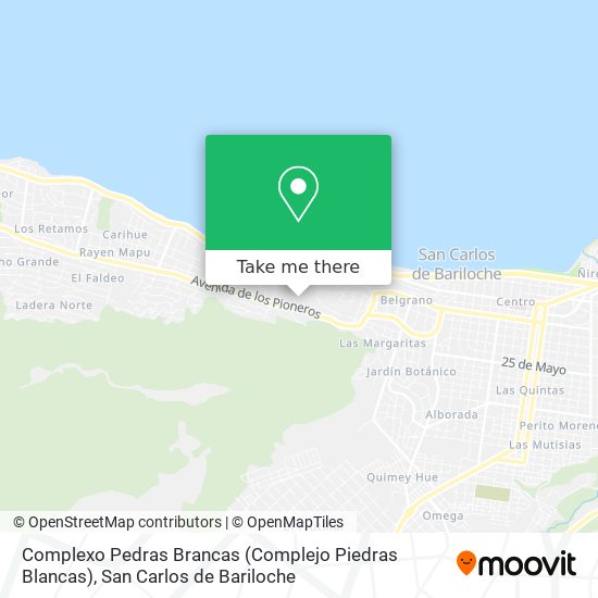 Complexo Pedras Brancas (Complejo Piedras Blancas) map