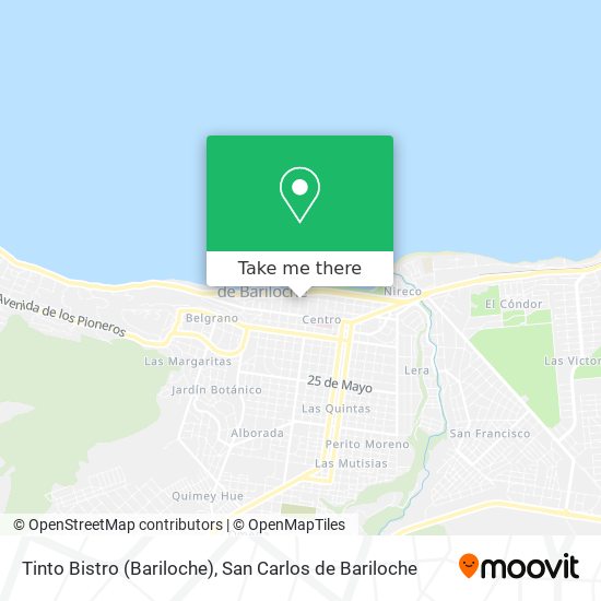 Mapa de Tinto Bistro (Bariloche)