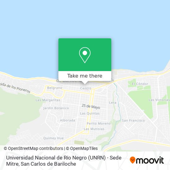 Mapa de Universidad Nacional de Río Negro (UNRN) - Sede Mitre