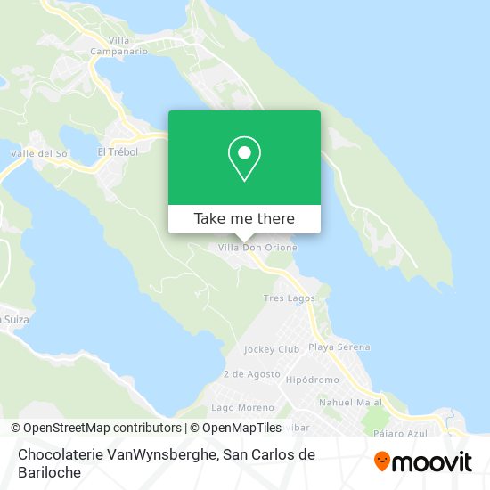 Mapa de Chocolaterie VanWynsberghe