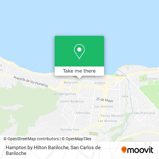 Hampton by Hilton Bariloche map