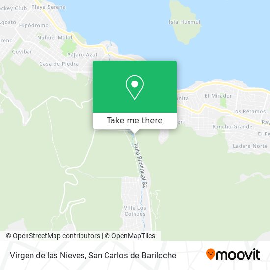 Virgen de las Nieves map