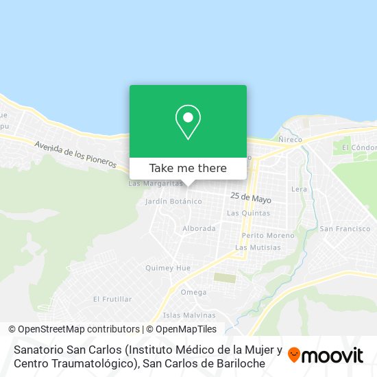 Mapa de Sanatorio San Carlos (Instituto Médico de la Mujer y Centro Traumatológico)