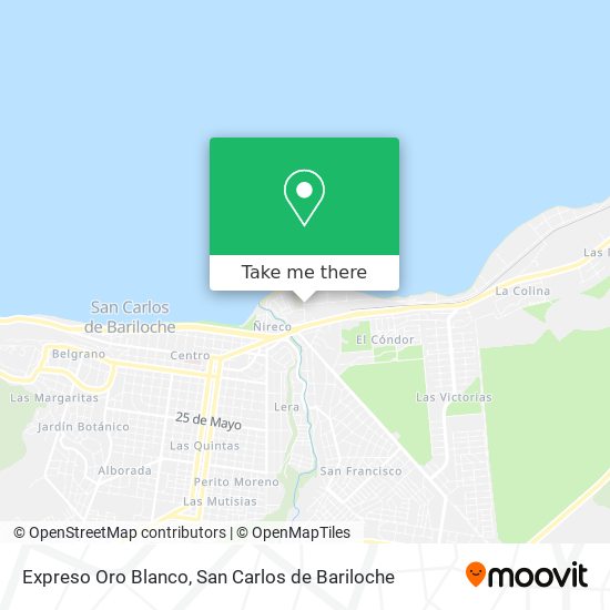 Mapa de Expreso Oro Blanco