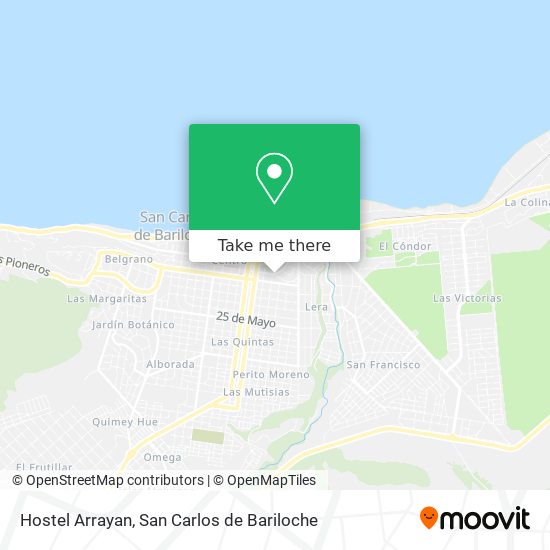 Hostel Arrayan map