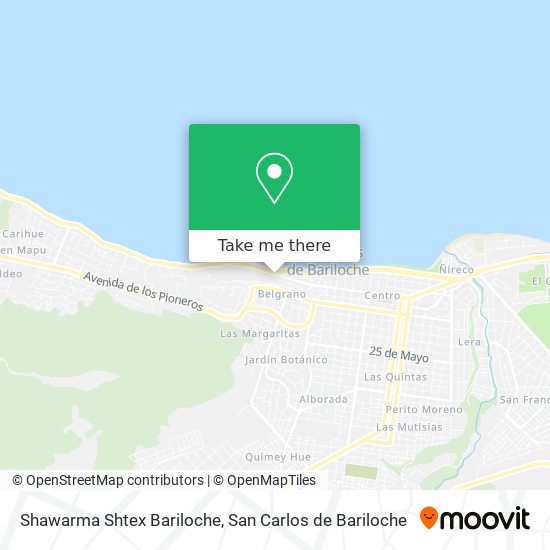 Shawarma Shtex Bariloche map